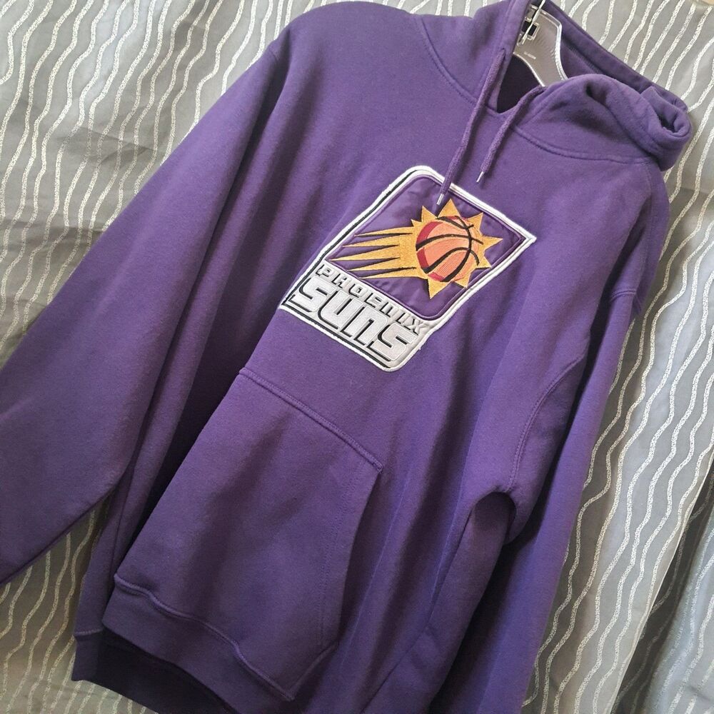 NBA Phoenix Suns Purple Men's Pullover Hoodie Size Lg Arizona Basketball